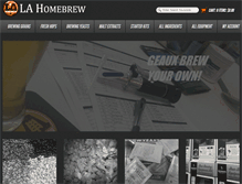 Tablet Screenshot of lahomebrew.com